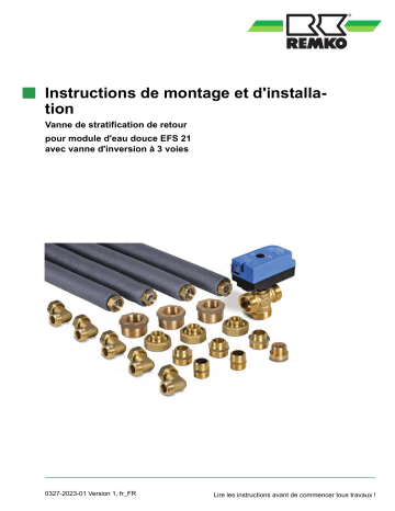 Remko Ruecklaufeinschichtset-EFS21 Manuel utilisateur | Fixfr