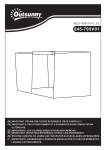 Outsunny 845-795V01GN 6 x 3ft Tall Crop Cage Mode d'emploi