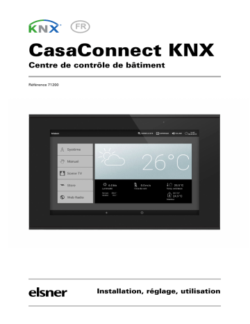 Elsner CasaConnect KNX Manuel utilisateur | Fixfr