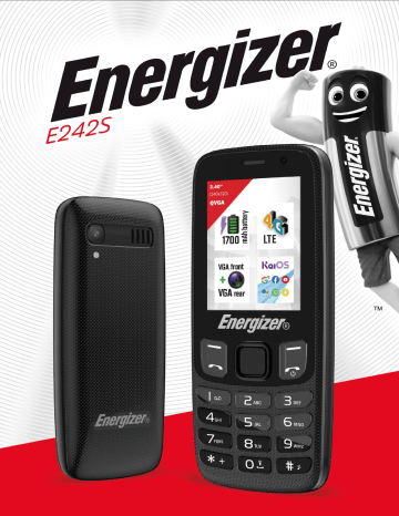 Energizer E242S Manuel utilisateur | Fixfr