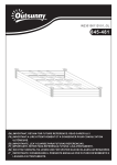 Outsunny 845-481 3.9ft x 3.9ft Raised Garden Bed Box Mode d'emploi