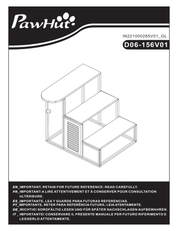 PawHut D06-156V01CW 20