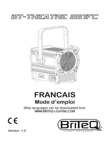 Briteq BT-THEATRE 261FC Manuel du propriétaire | Fixfr