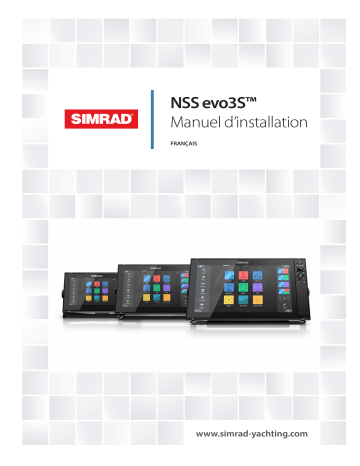 Simrad NSSevo3S Installation manuel | Fixfr