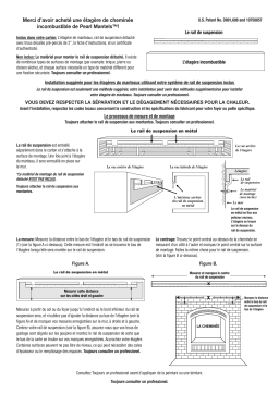 Pearl Mantels RPS72NCWD 6 ft. Whitewash Non-Combustible Cap-Shelf Mantel Guide d'installation