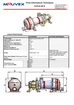 Mouvex H-FLO 40 Manuel utilisateur