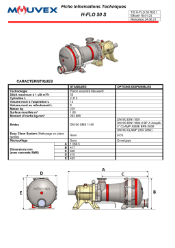 Mouvex H-FLO 50 Manuel utilisateur