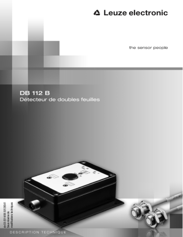 Leuze DB 112 UP.1-20,1500 Ultraschall Sensoren Mode d'emploi | Fixfr