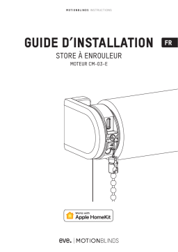 EVE MotionBlinds Upgrade Kit for Roller Blinds Guide d'installation