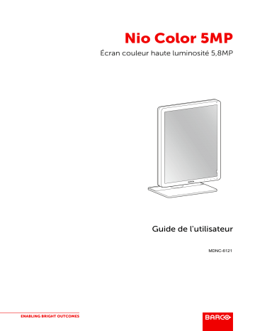 Barco Nio Color 5MP (MDNC-6121) Mode d'emploi | Fixfr