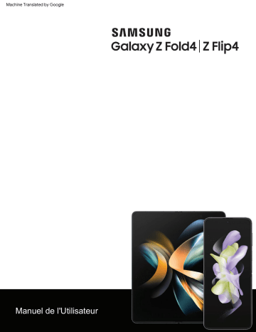 Samsung Galaxy Z Flip4 Manuel utilisateur | Fixfr