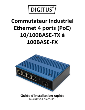 DN-651131 | Digitus DN-651130 Guide de démarrage rapide | Fixfr