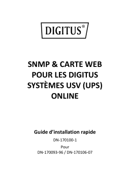 Digitus DN-170100-1 Guide de démarrage rapide