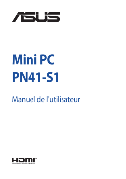 Asus Mini PC PN41-S1 Mini PC Manuel utilisateur