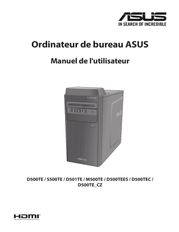 Asus S500TE Tower PC Manuel utilisateur | Fixfr