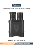 Relassy Jumelle Vision Nocturne Manuel utilisateur