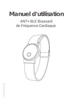 moofit HW401 Cardiofrequencemetre Brassard Rechargeable Manuel utilisateur