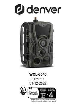 Denver WCL-8040 4G Tuya Wildlife Camera Manuel utilisateur