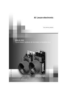 Leuze DDLS 200/120.1-50-M12 Optische Datenübertragung Mode d'emploi