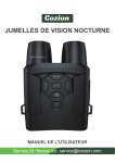 Cozion Jumelles Vision Nocturne Manuel utilisateur