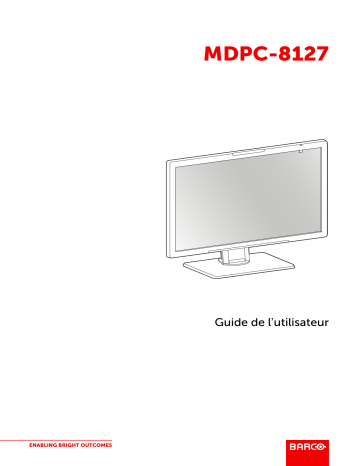 Barco MDPC-8127 Mode d'emploi | Fixfr