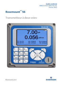 Rosemount 56 Mode d'emploi