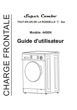 Equator EZ 4400N Pro All-in-One Washer Dryer- Vented/Ventless Dry, Winterize, Quite, Easy to use controls - 2020 Manuel utilisateur