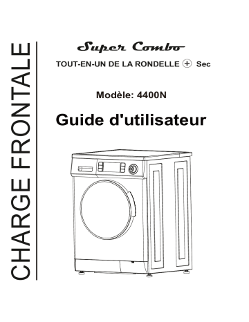 Equator EZ 4400N Pro All-in-One Washer Dryer- Vented/Ventless Dry, Winterize, Quite, Easy to use controls - 2020 Manuel utilisateur | Fixfr