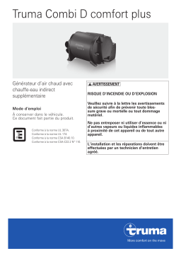 Truma Combi D Mode d'emploi