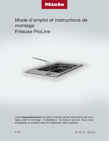 Miele CS 1411 F Élément ProLine Manuel utilisateur | Fixfr