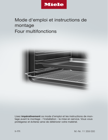 H 7164 BP | Miele H 7264 BP Four multifonctions design facile à combiner Manuel utilisateur | Fixfr