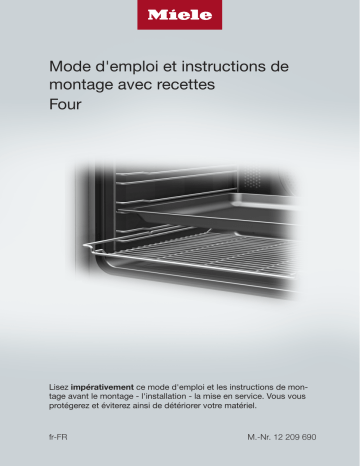 Miele H 2841 B Four compact design Manuel utilisateur | Fixfr