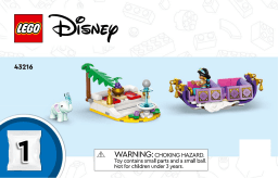 Lego 43216 Disney Manuel utilisateur