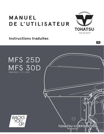 MFS 25d | TOHATSU MFS 30D Manuel du propriétaire | Fixfr