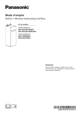 Panasonic WHADC0912K6E5AN Mode d'emploi