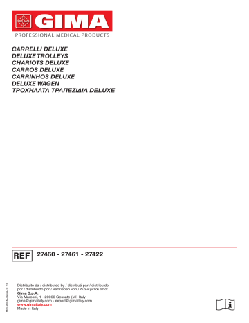 27461 | 27460 | Gima 27442 INSTRUMENT TROLLEY Manuel du propriétaire | Fixfr