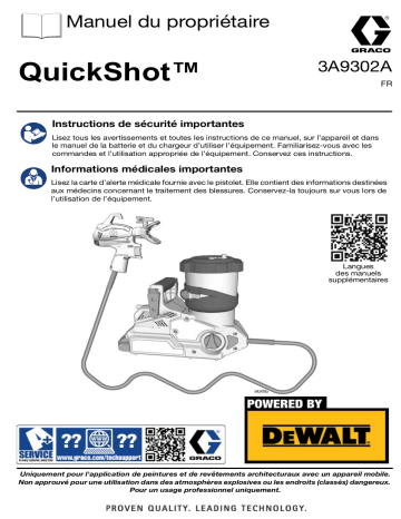 Graco 3A9302A Manuel du propriétaire | Fixfr