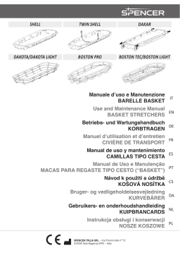 Gima 34094 TWIN SHELL BASKET STRETCHER Manuel du propriétaire