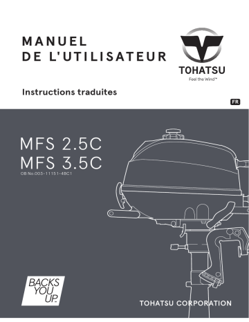 MFS 3.5C | TOHATSU MFS 2.5C Manuel du propriétaire | Fixfr