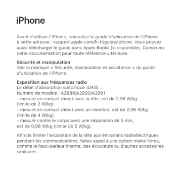 Mode d'Emploi iPhone 14 Pro Manuel utilisateur | Fixfr