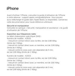 Mode d'Emploi iPhone 12 Manuel utilisateur