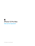 Mode d'Emploi iPhone 12 Pro Max Manuel utilisateur