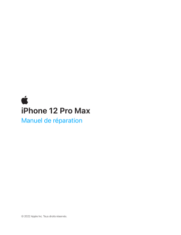 Mode d'Emploi iPhone 12 Pro Max Manuel utilisateur | Fixfr