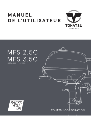 MFS 3.5C | TOHATSU MFS 2.5C Manuel du propriétaire | Fixfr