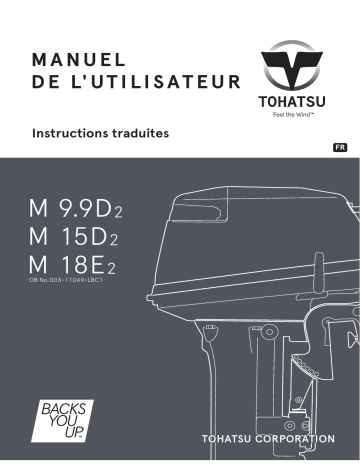 M 18E2 | M 9.9D2 | TOHATSU M 15D2 Manuel du propriétaire | Fixfr