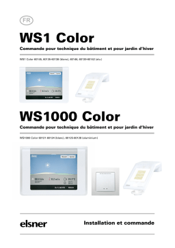 elsner elektronik WS1-WS1000 Color Manuel utilisateur