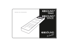 EisSound KBSOUND® iSelect 2½” Manuel utilisateur