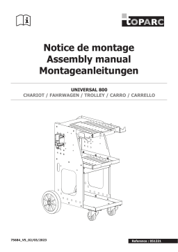 GYS TROLLEY UNIVERSAL 800 Manuel du propriétaire