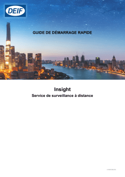 Deif Insight Guide de démarrage rapide