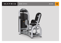 Matrix G3-S75 Aura Hip Abductor Manuel du propriétaire